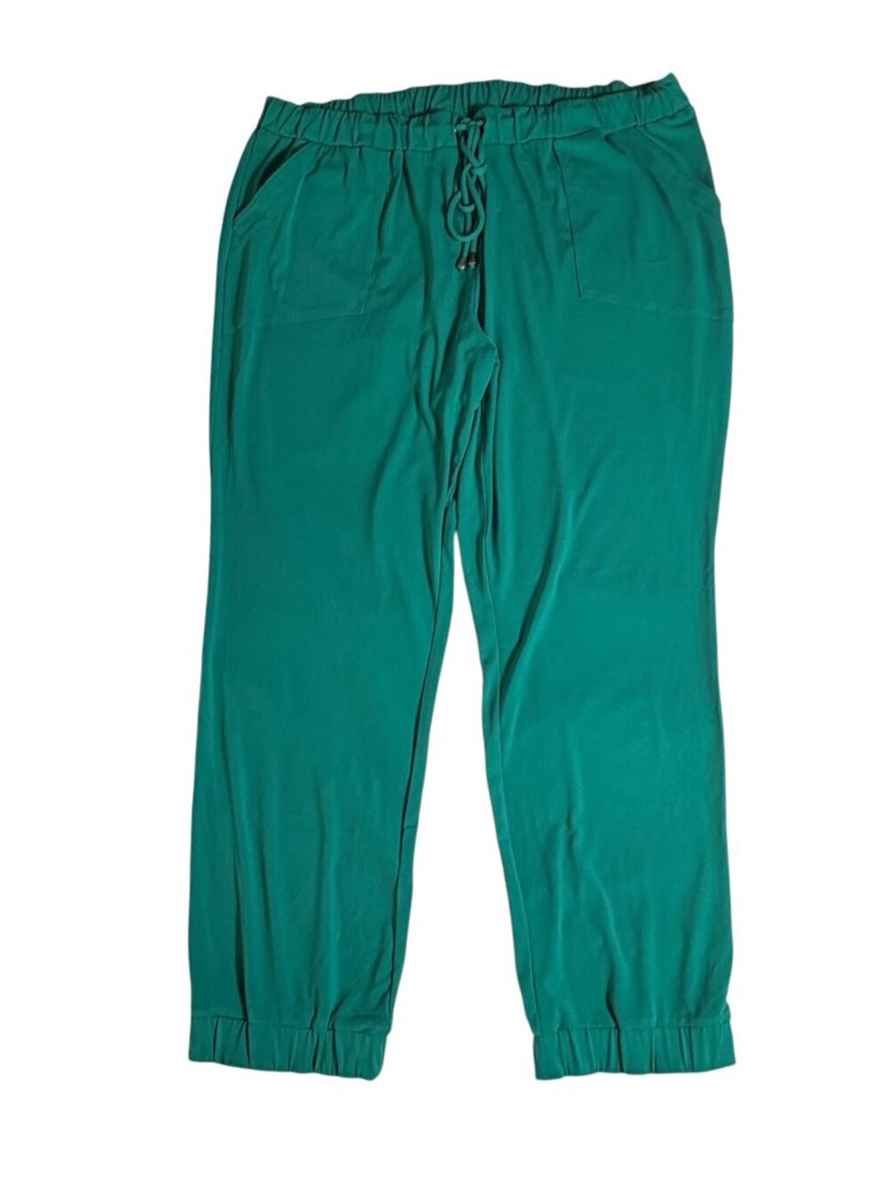 NY&C Green Joggers w/Elastic Tie Waist, XXL